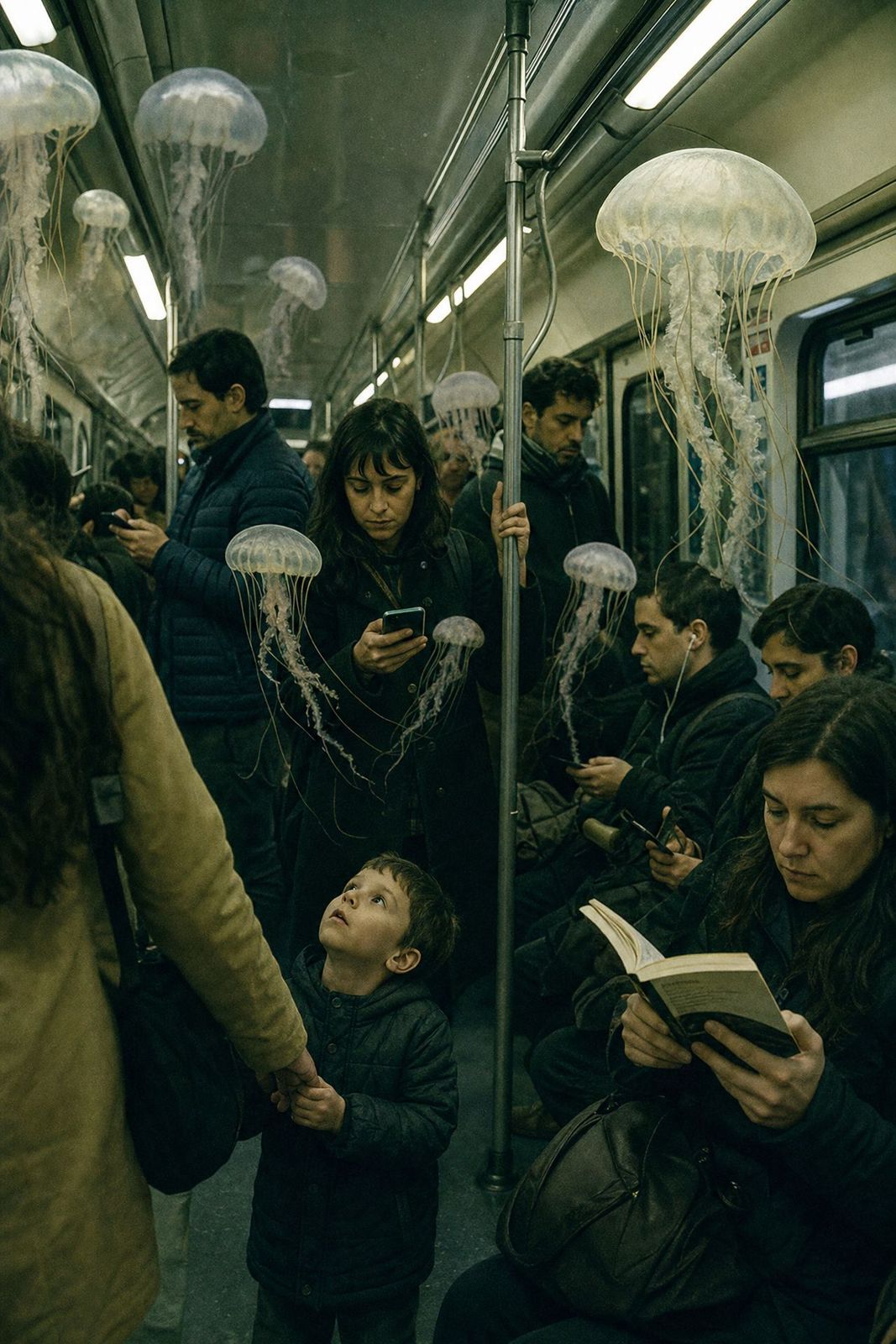 Fotografía de la serie Pasó hoy: línea b · lunes 08:14