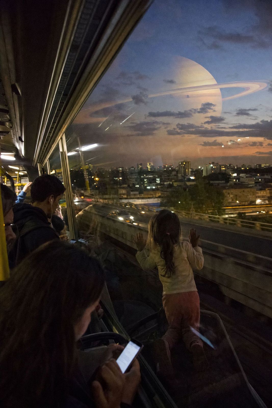 Fotografía de la serie Pasó hoy: colectivo 60 · miércoles 21:05